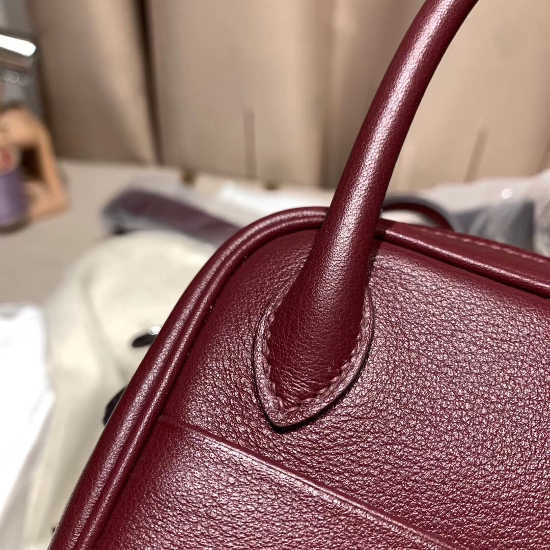 에르메스 미니 린디백19 브라운 은장